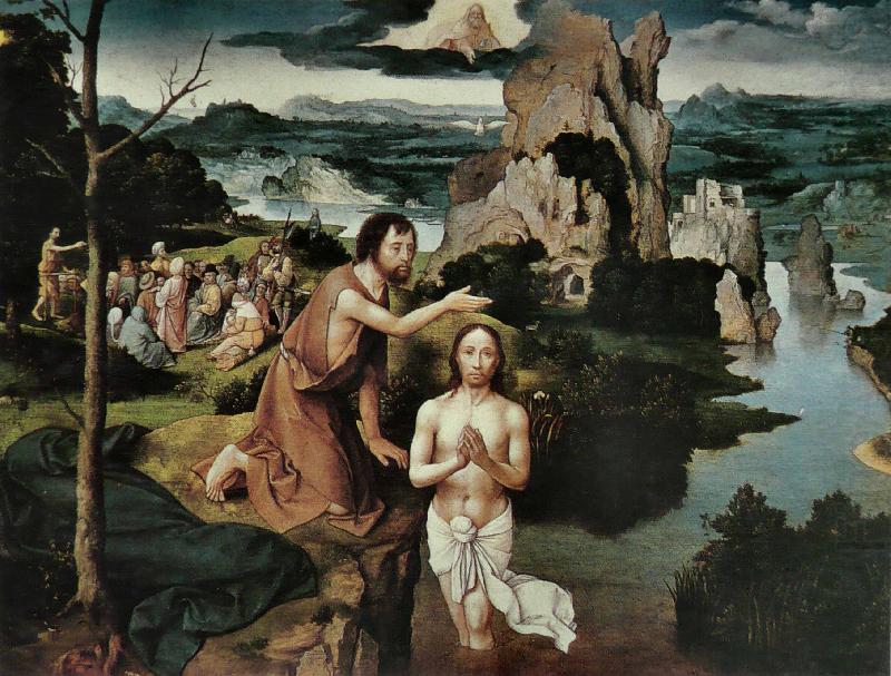 Joachim Patinir Le Bapteme du Christ china oil painting image
